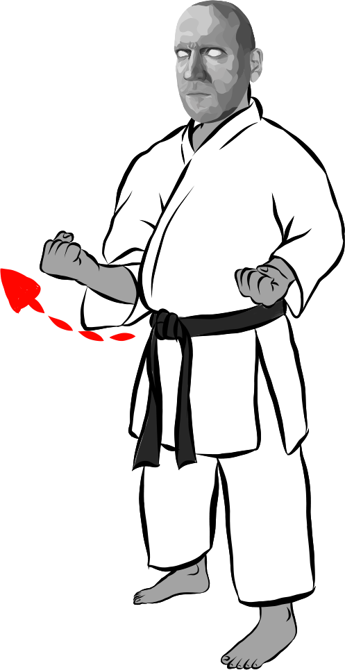 Ura tsuki (Inverted punch)